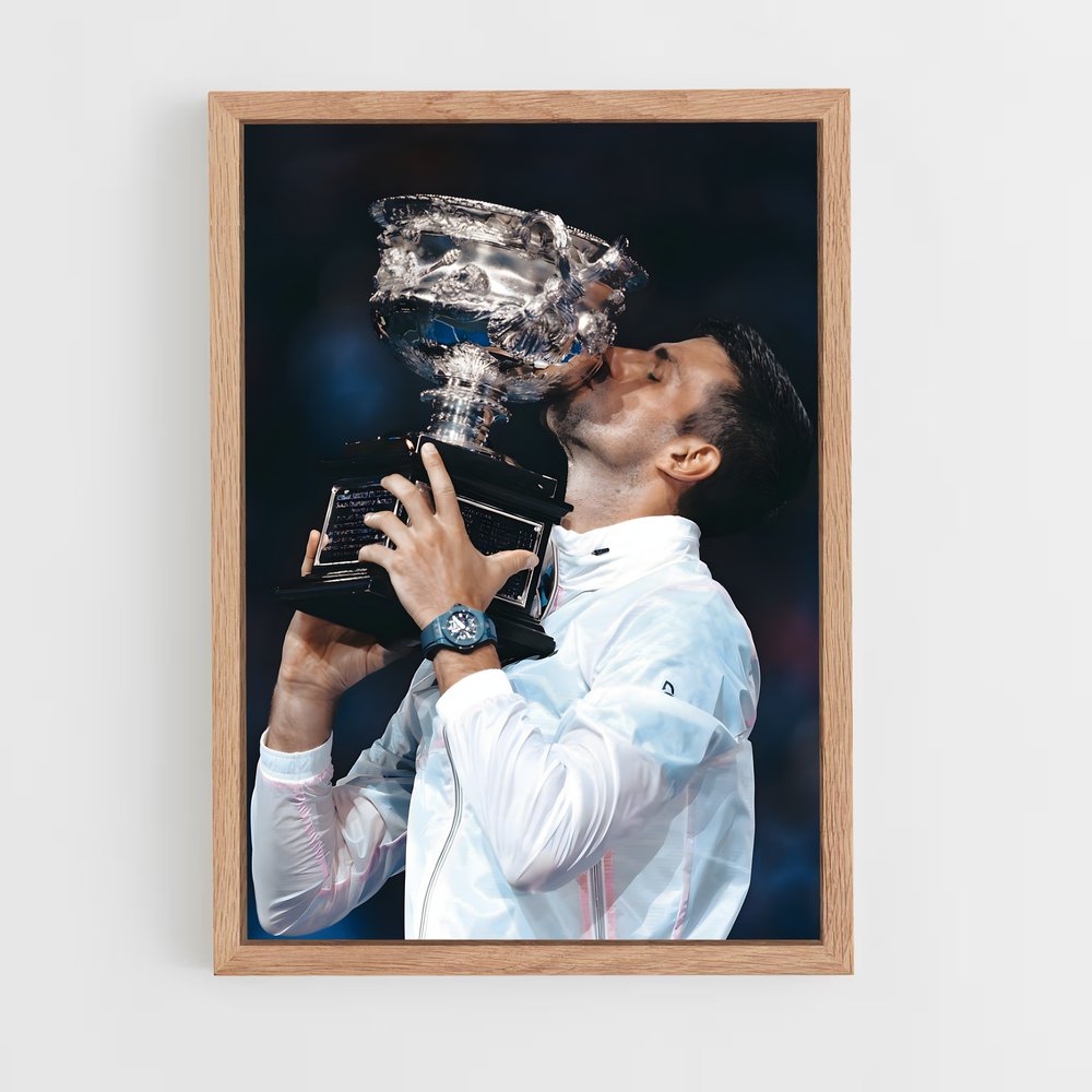 Poster Le Triomphe de Novak – affiche Tennis (vue 4)